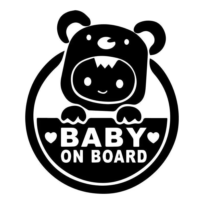 Autocollant bébé à bord voiture signalétique sécurité conducteur