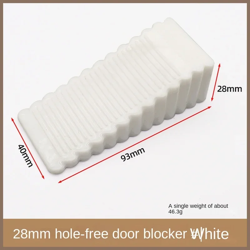 Bloc d'arrêt de porte sans perceuse en silicone arrêt de porte silencieux sécurité bébé usage domicile et bure