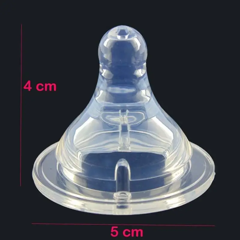 Sucette orthodontique en silicone transparent sans BPA pour bébé design moderne confortable hygiénique sans PV