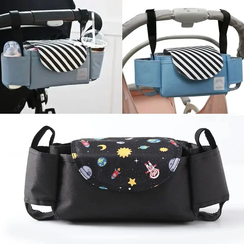 Sac d'organisation pour poussette accessoires bébé portebouteilles housse de rangement sac de voyage portable 