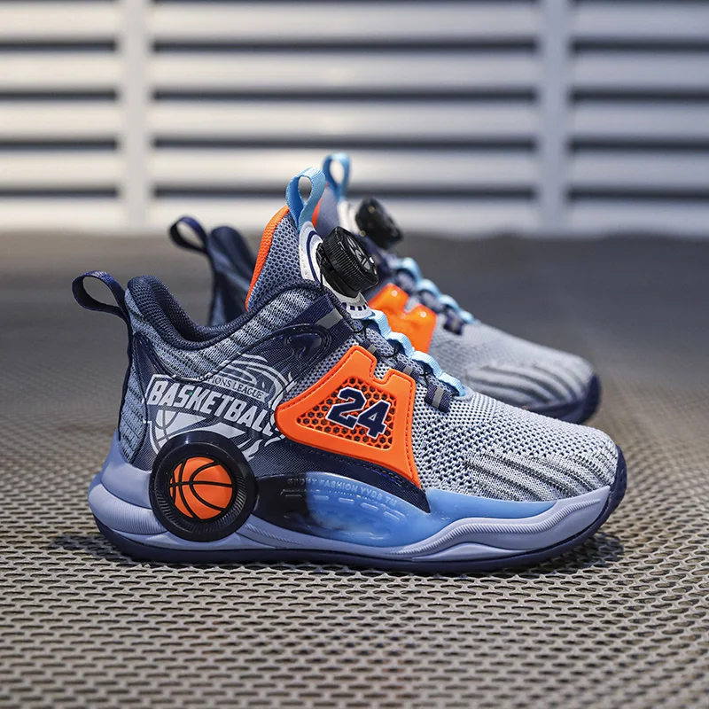 Baskets enfants basketball design moderne confortable respirant