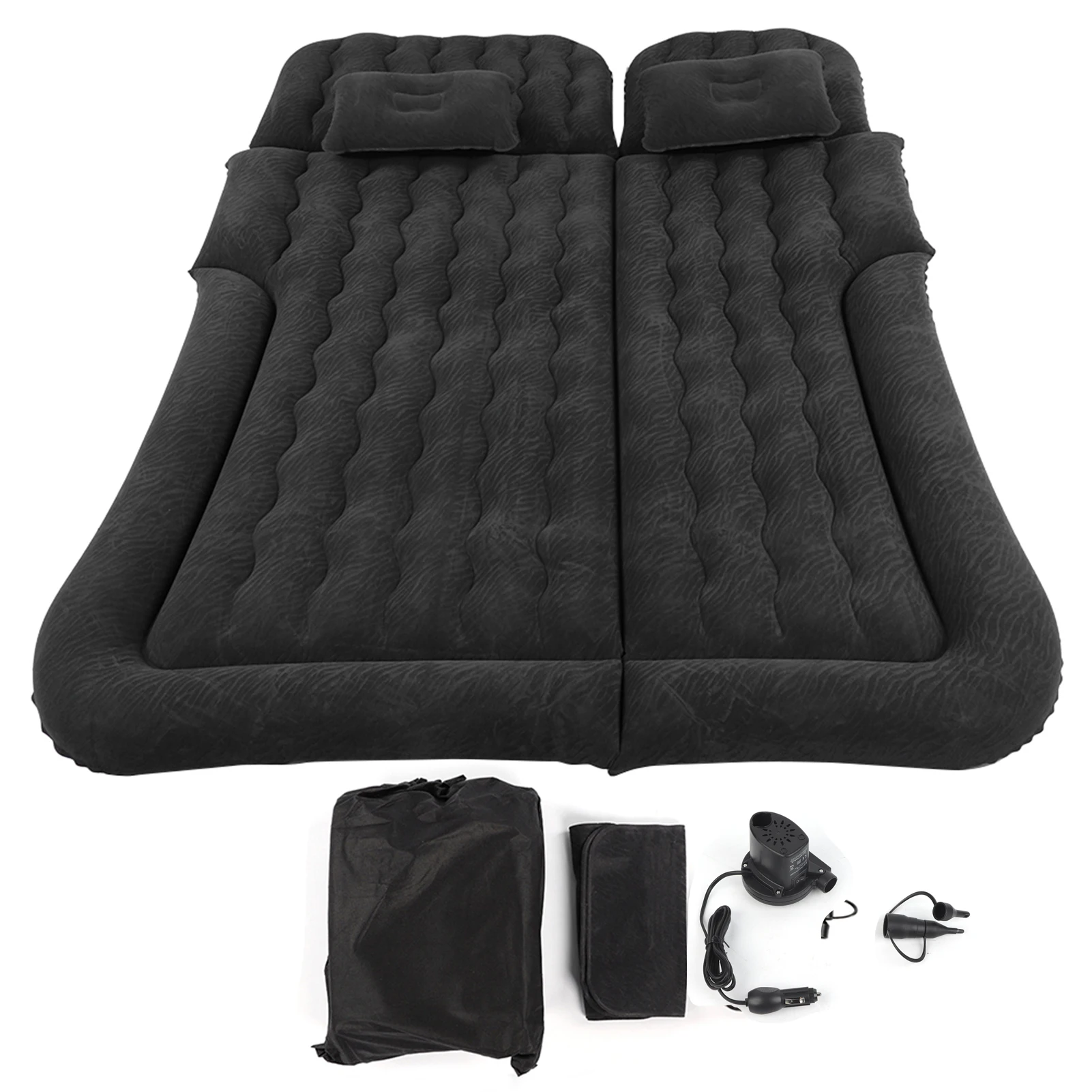 Matelas de voyage gonflable multifonction en PVC pour voiture coussin de 250 à 500 grammes de couchage 2 exten
