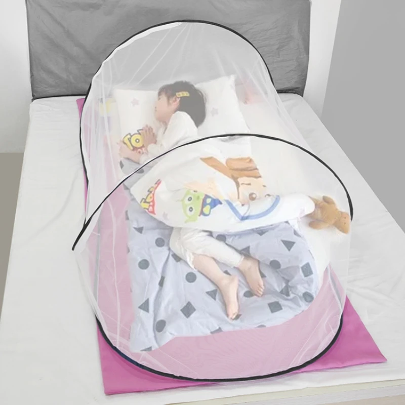 Antimoustiquaire tente camping portable filets polyester fiberglass étudiant enfant lit simple campingcarextér