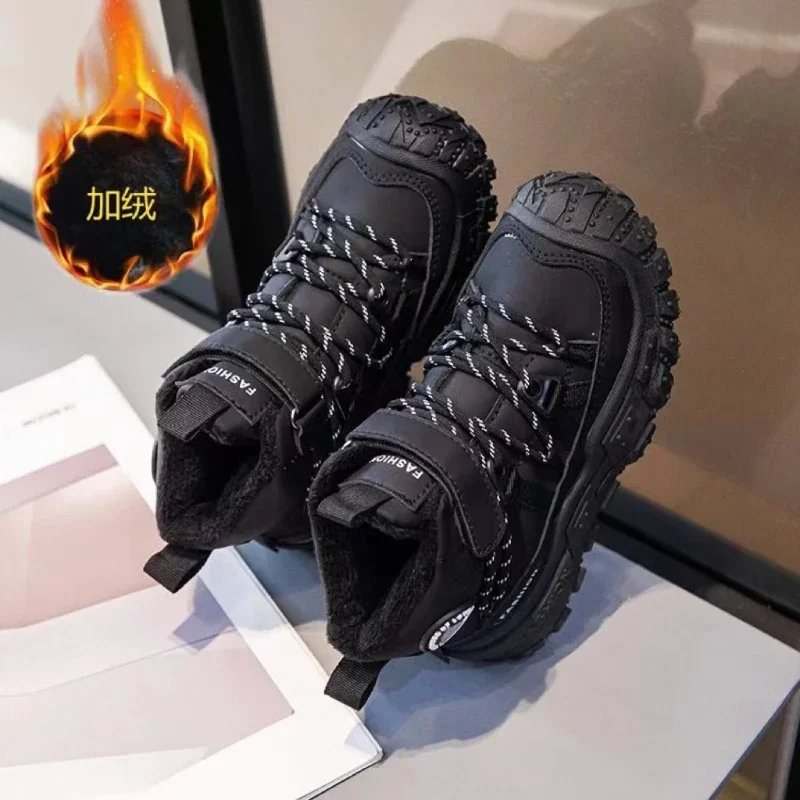 Bottes d'hiver enfants PASHLI modernes waterproof chaude sportive design coréen origine Chine enfant fille gar
