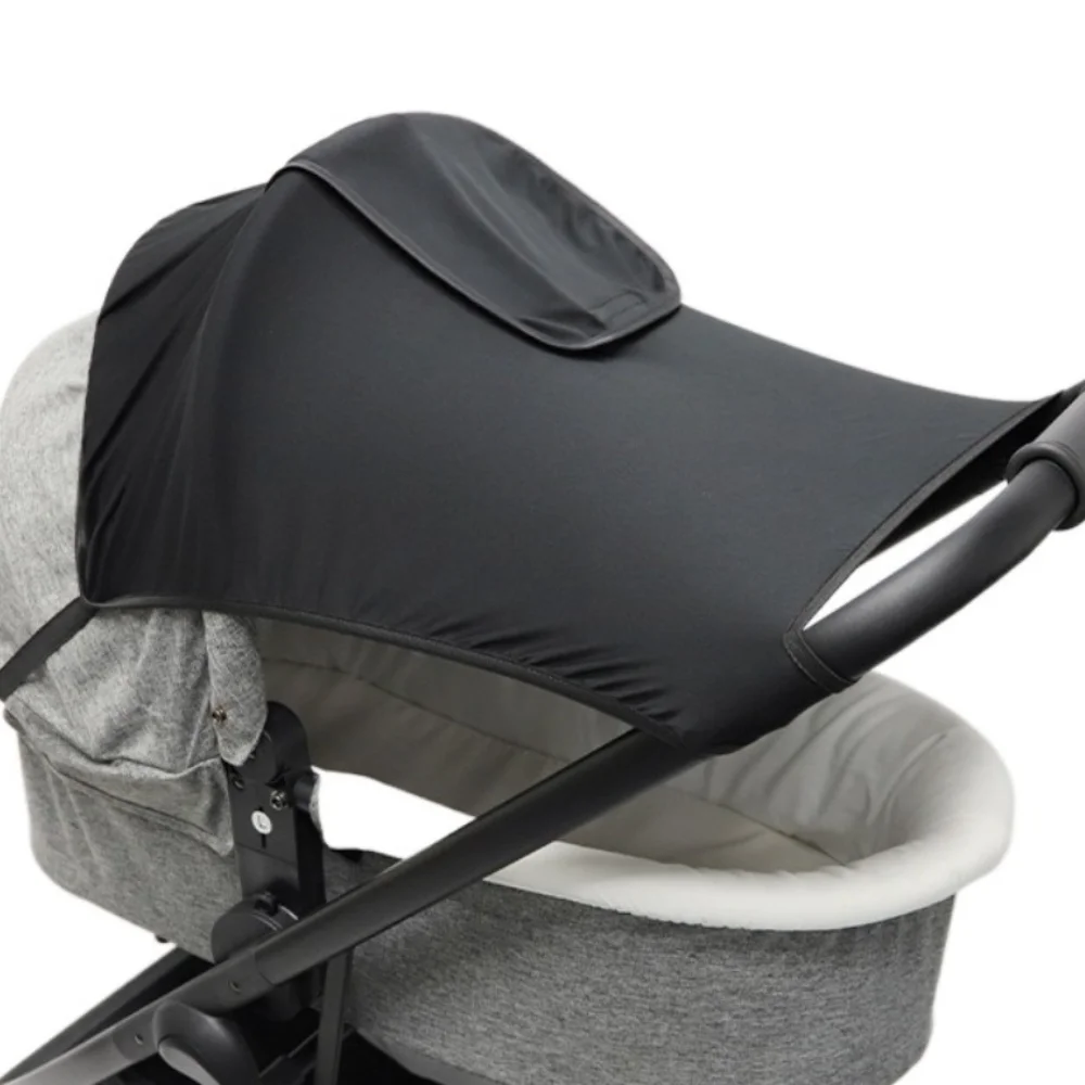Paresoleil pour poussette bébé protection solaire matériau respirant design moderne style élégant rabat ajusta