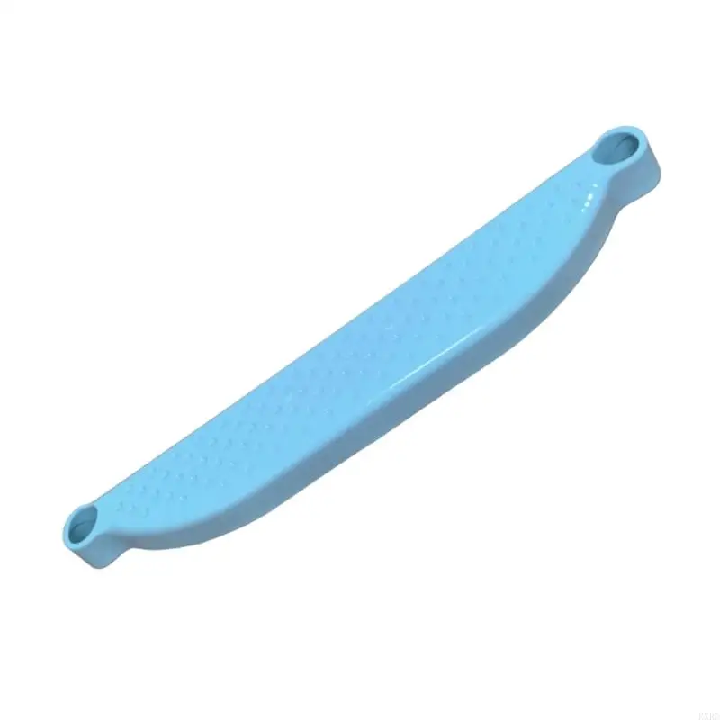 Reposepieds bébé ajustable pour hauts chaises bleu en plastique non glissant sécuritaire design moderne confor