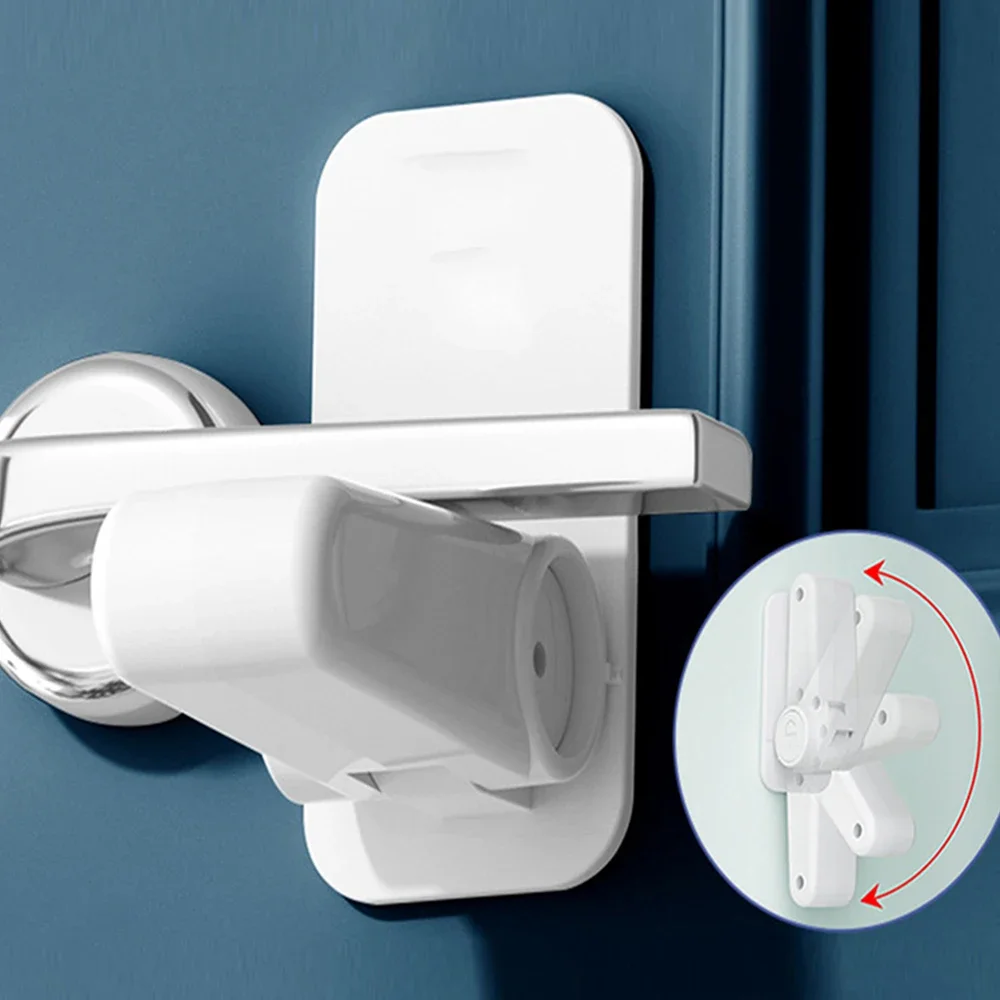 Serrure de sécurité universelle ABS pour bébé dispositif de protection de porte pour enfant serrures Antiouver