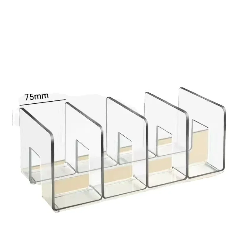 Organisateur transparent en plastique pour bébé 4 compartiments rangement sac à langer étagère poussette suppo