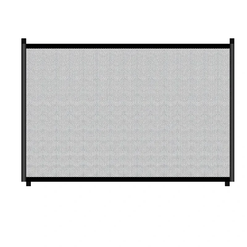 Barrière en treillis métallique pour animaux de compagnie protection escaliers portes espaces intérieurs extér