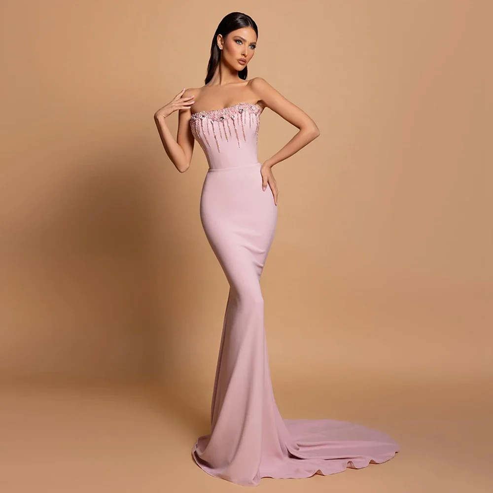Robes adaptées sur demande femmes robe formelle robe de soirée de mariage femmes élégantes robes longues de lu