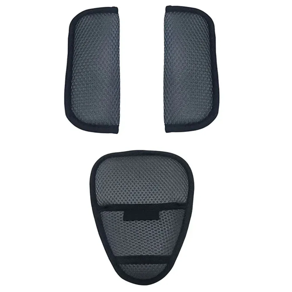 3 pièces coussinets de sécurité pour siège auto poussette chaise bébé rembourrages harnais confortables en tis