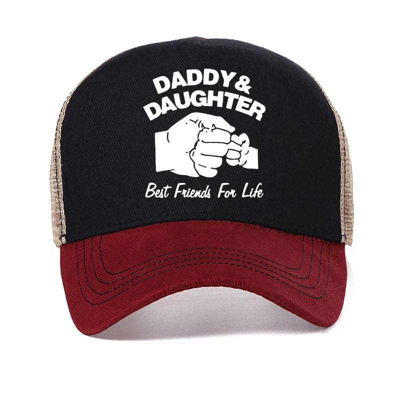 Casquette de Baseball Daddy & Daughter Père et Fille Design Unisexe Protection Solaire Maille Respirante É