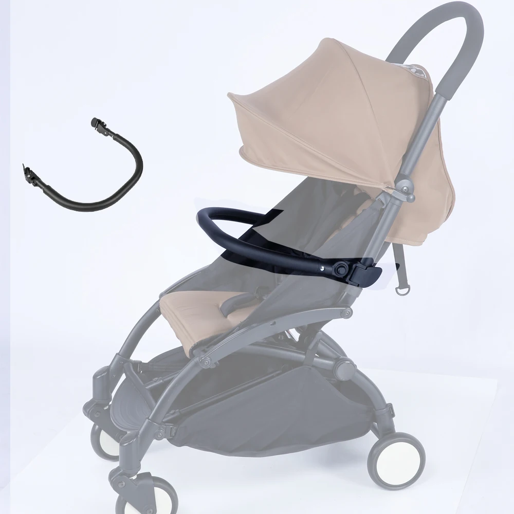 Barre de sécurité pour poussette bébé ajustable acier inoxydable compatible Yoyo/Yoya nouvelle collection acce