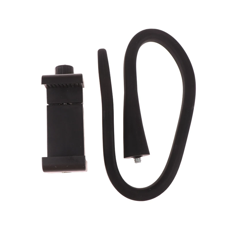 Support universel flexible pour babyphone caméra bébé webcam angle réglable sans outils silicone noir durable 