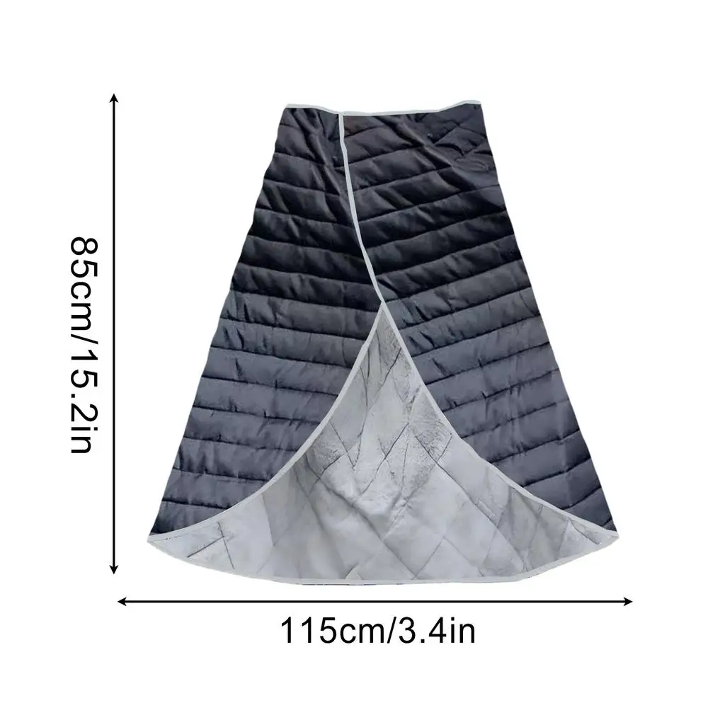 Couverture jambe scooter hiver isolation douce coupevent confortable protection froid adultes adolescents exté