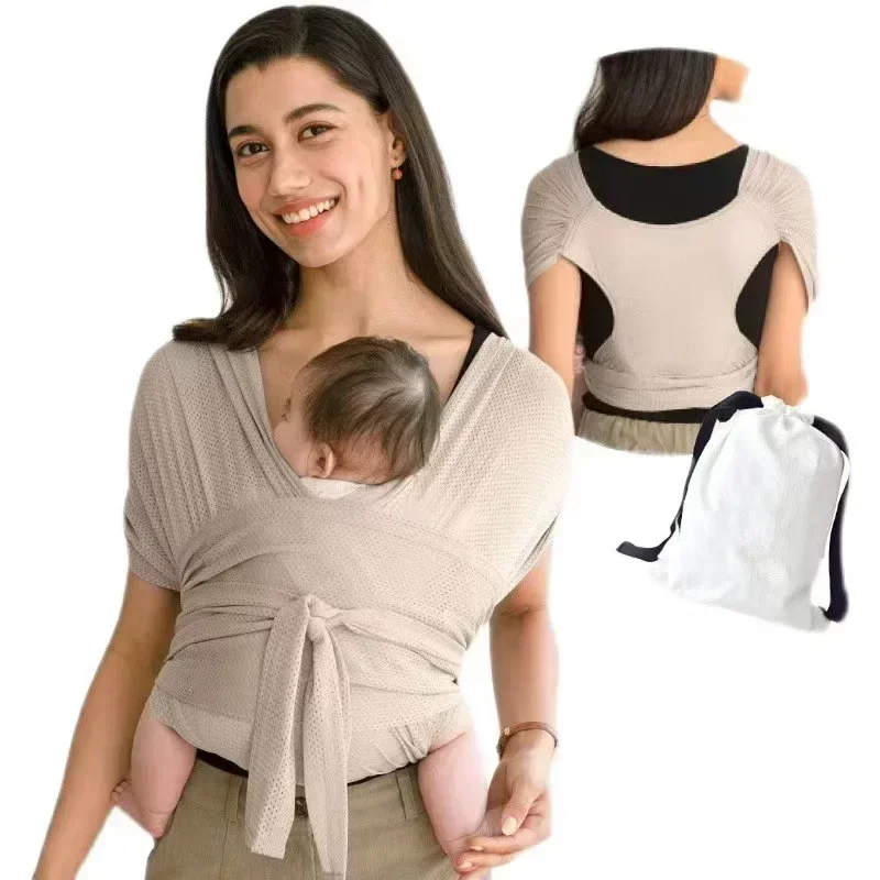 Portebébé ergonomique Hipseat face avant kangourou écharpe infantile bébé 02 ans beige confortable portage séc