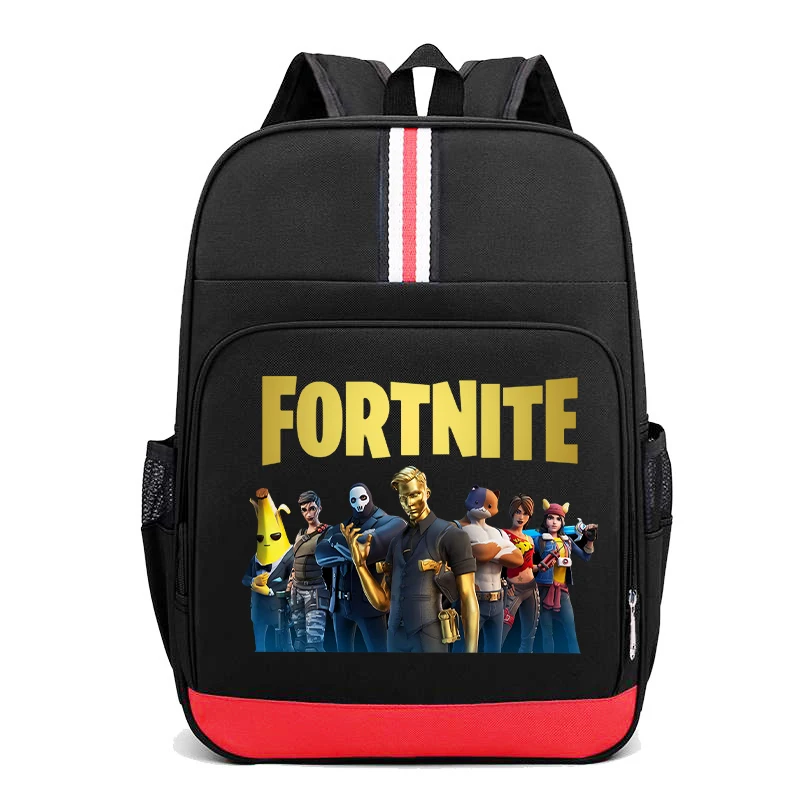 Sac à dos Fortnite enfants école sac d'école garçons imprimé cartoon grande capacité fournitures scolaires cad
