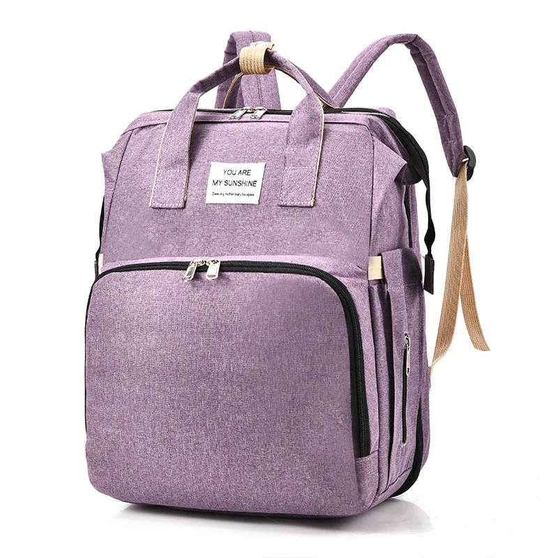 Sac à dos bébé multifonctionnel portage allaitement sac à couches poussette accessoire maternité style moderne