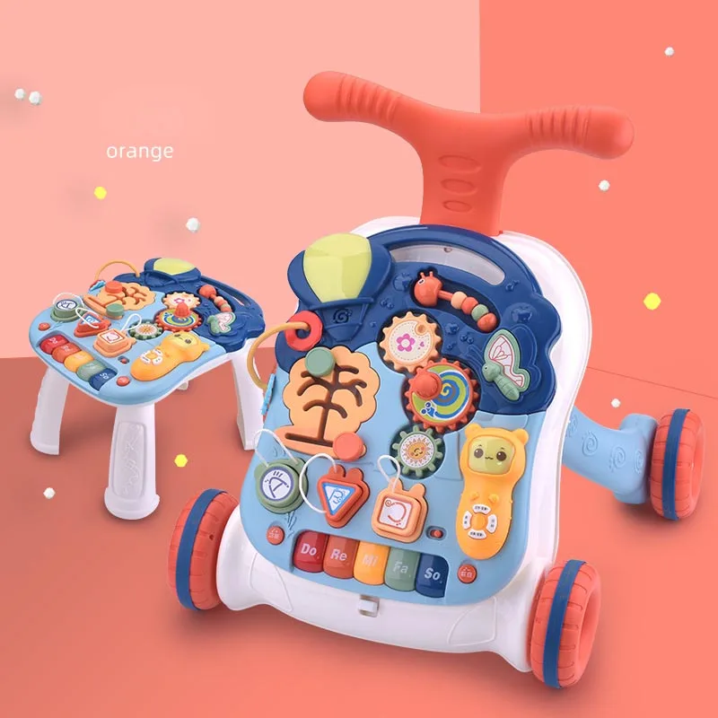 Trotteur interactif éducatif pour bébé apprentissage de la marche activités sensorielles design moderne durabl
