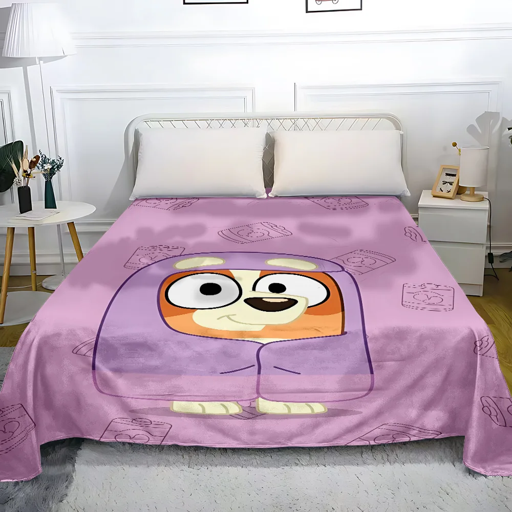 Couverture universelle pour lit enfant adulte drap housse matelas illustration personnage animé doux polyester