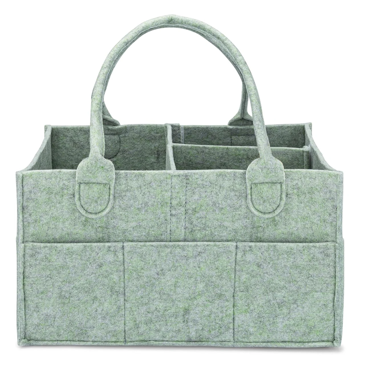 Caddie à couches bébé organisateur rangement couches lingettes usage voiture et maison panier feutre compartim