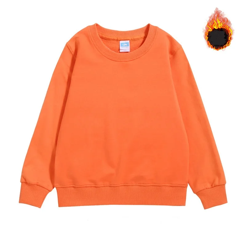 Sweatshirt en coton personnalisé pour la famille pull à col rond vêtement bébé tenue rose orange enfant adulte