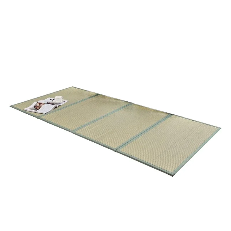 Matelas Tatami pliable en fibre de coco tapis de yoga style japonais lit pliant écolo doux et résistant pour b