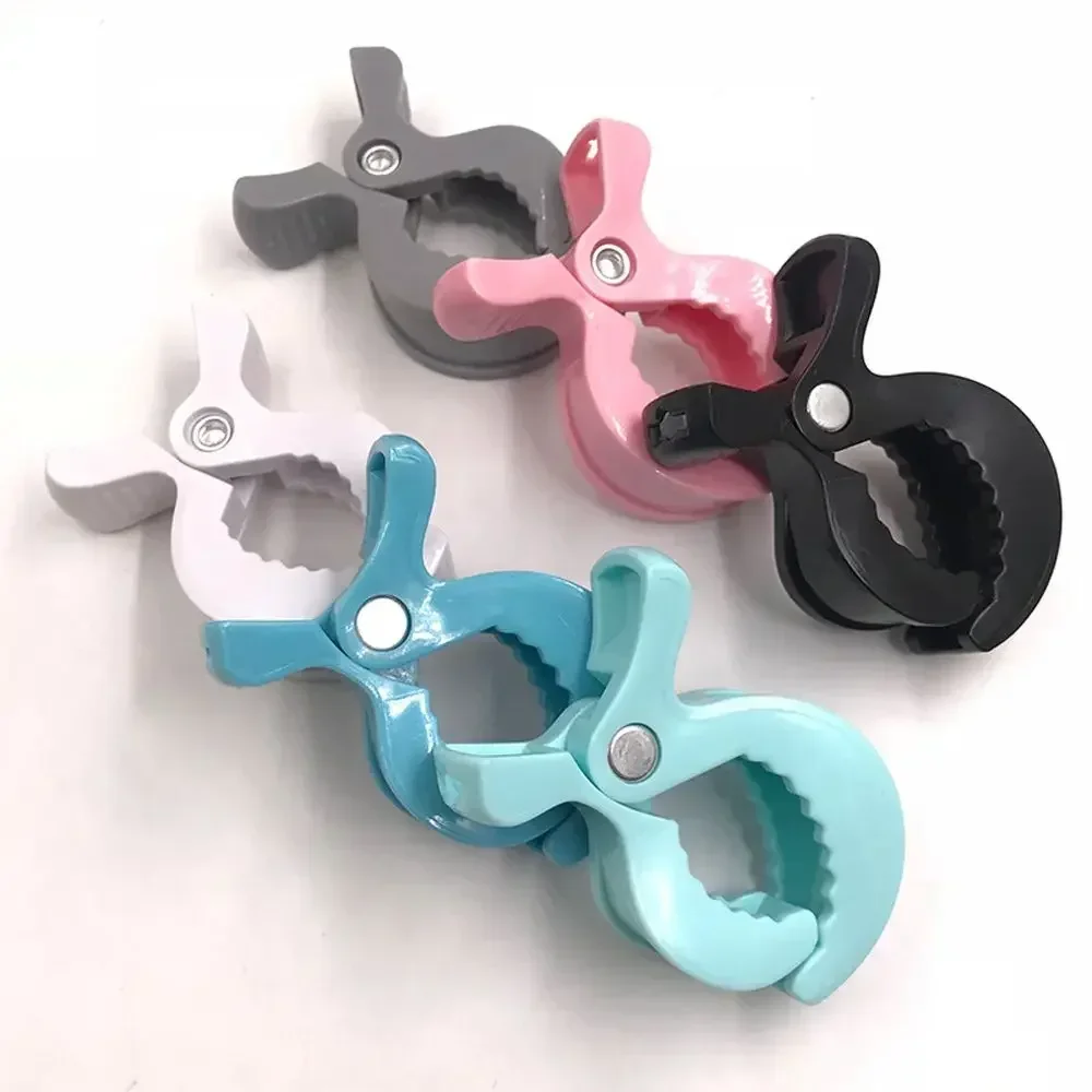 Set de 5 pinces à tissu alligator multicolores portables pour couture artisanat serrejoint durables en plastiq