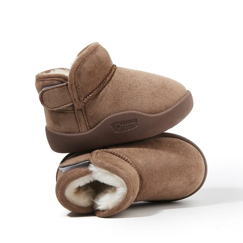 Bébé Dream Bottes Chaussons Hiver Douillets Peluche Coton Confort AntiGlisse Usage Intérieur Unisexe 01 Ans