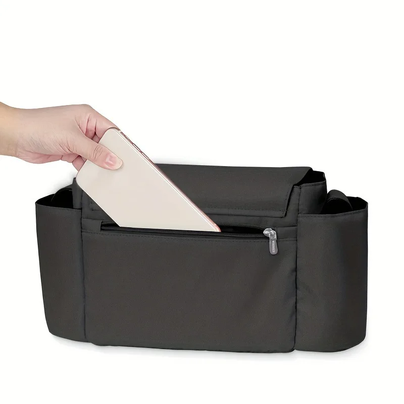 Sac de rangement pour poussette grande capacité sac à bandoulière convertible sacs à couches pour mamans sac s