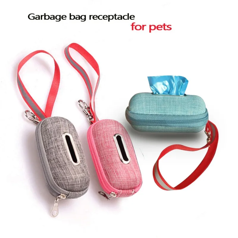Sac poubelle pour promenades chiens conteneur portable design moderne couleurs vives pratique et élégant 1 piè