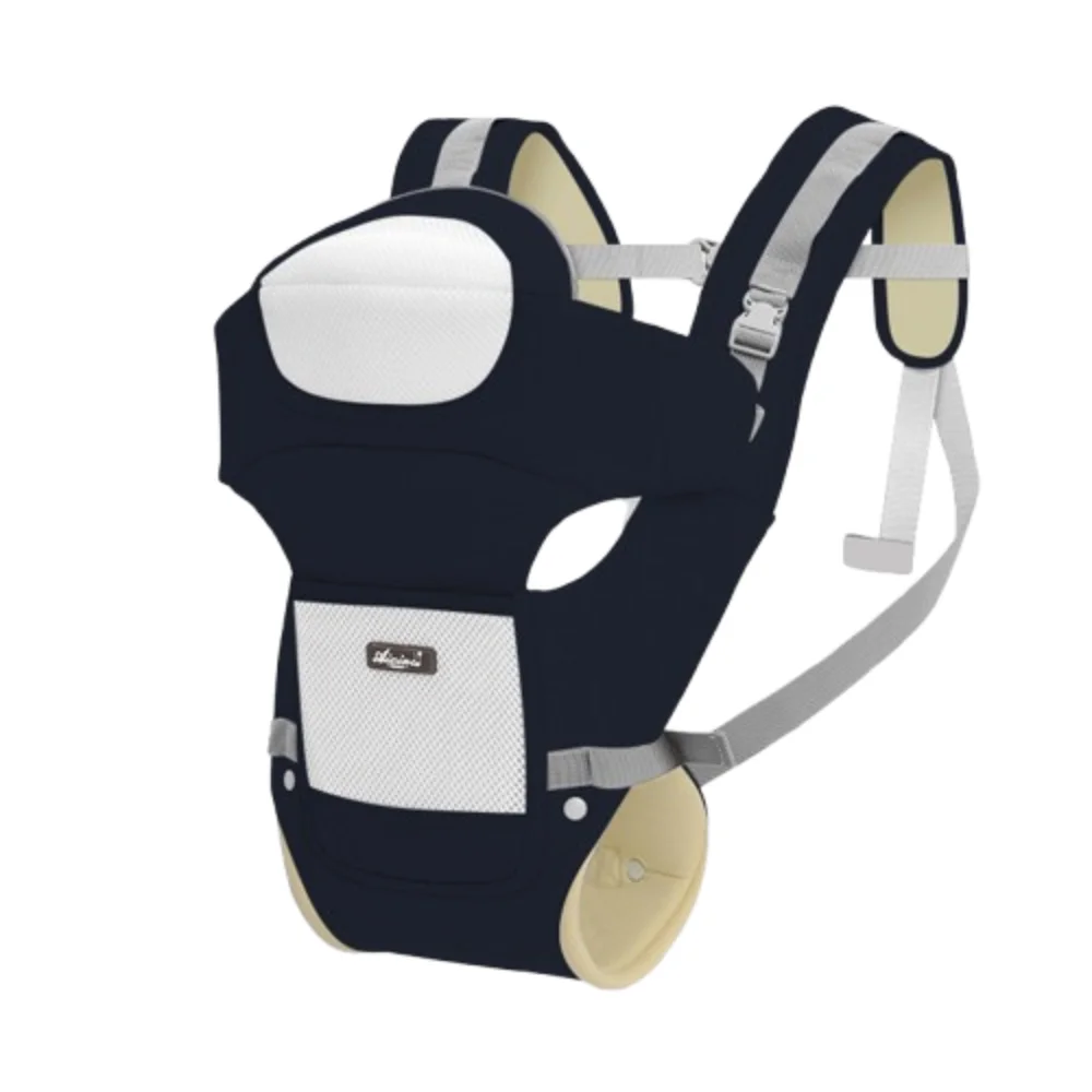 Portebébé ergonomique sac à dos mesh respirant bretelles ajustables design moderne 03 ans bleu marine
