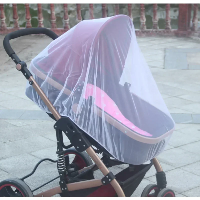 Moustiquaire pour poussette bébé filet protection insectes maille sûre nourrisson couverture maille accessoire