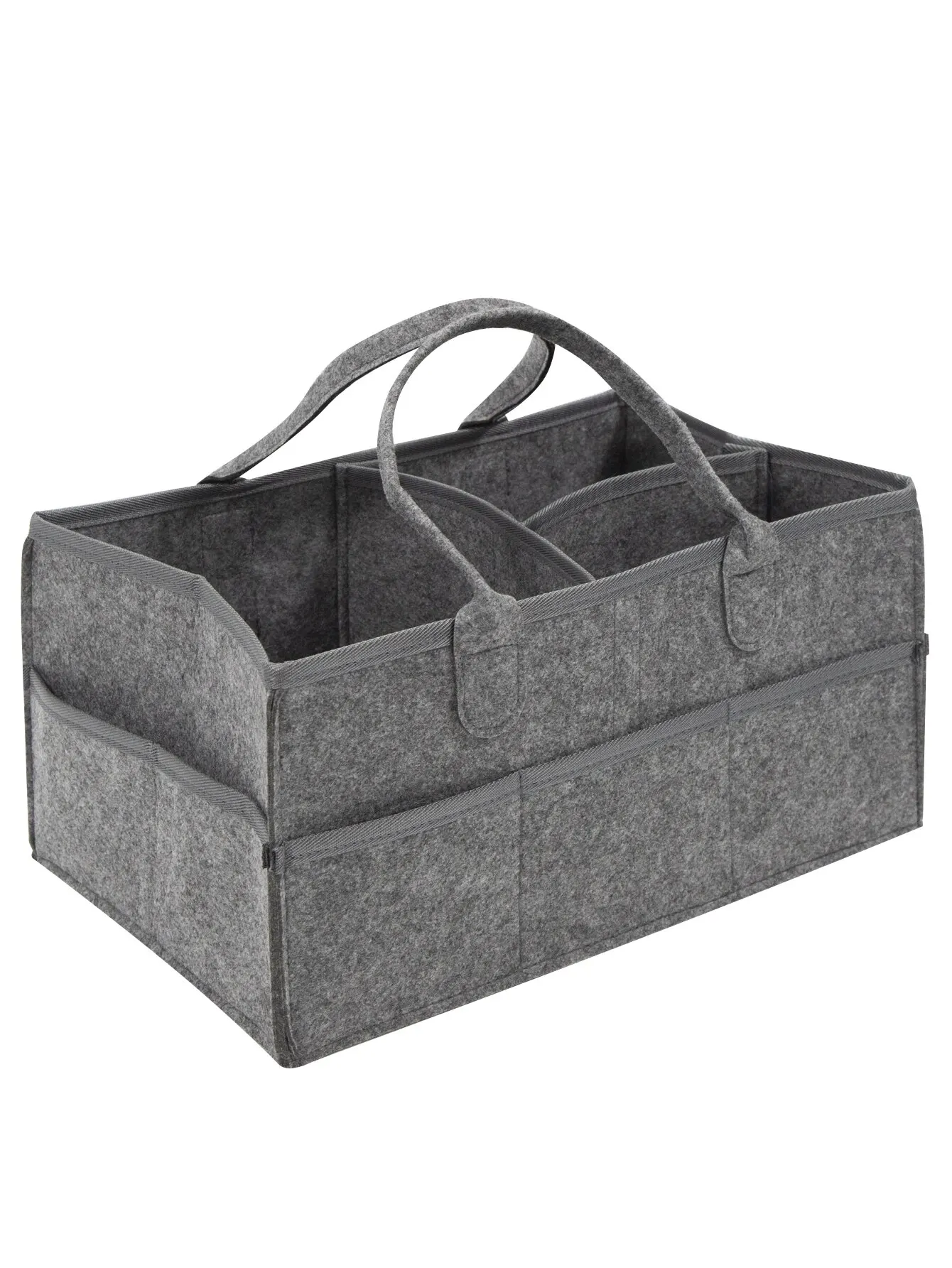 Organisateur de rangement pour poussette bébé panier fourretout portable compartiments intérieurs poches extér
