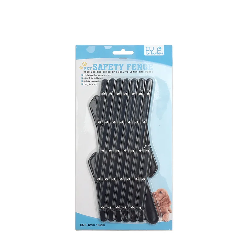 Barrière de sécurité pour animaux de compagnie intérieur extérieur portable pliable panneaux articulés FOR FOU