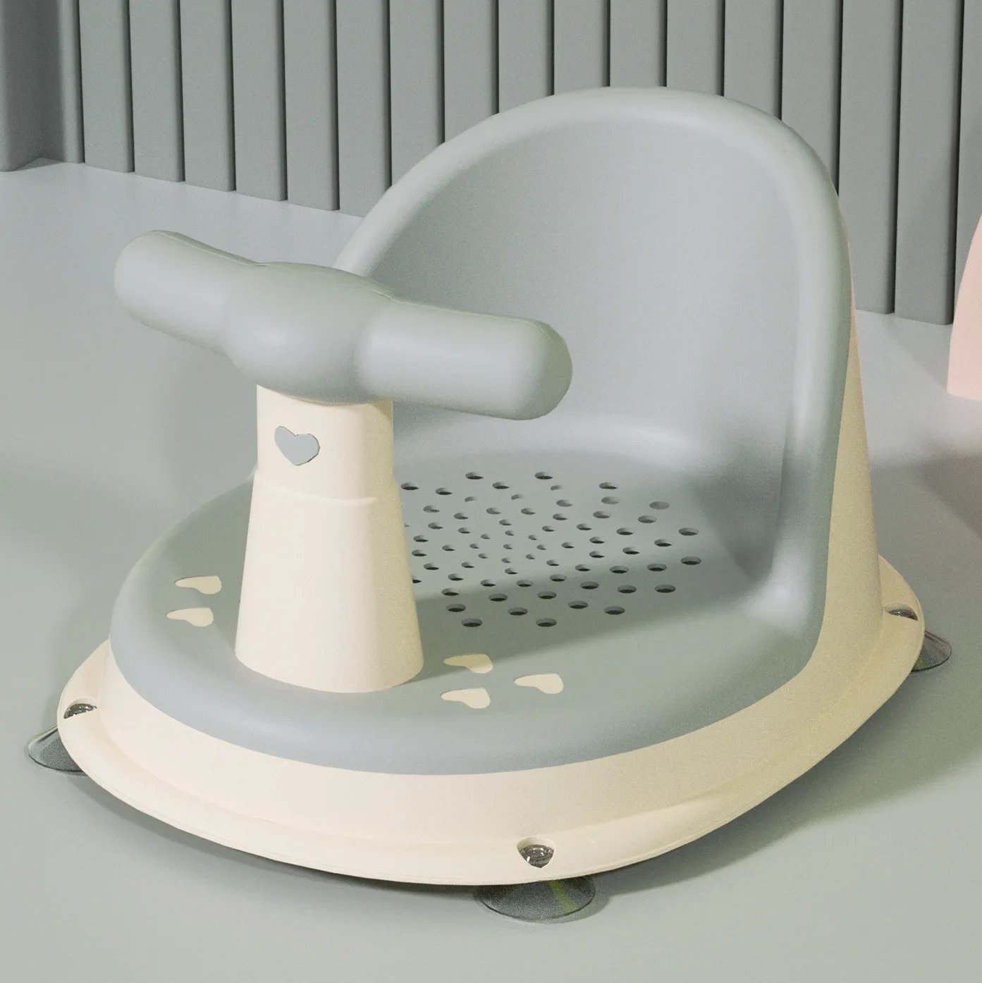 Siège de bain pour enfants support de douche portable dispositif de soutien du corps adapté à la croissance ac