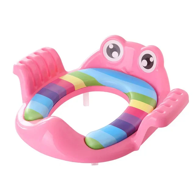 Siège de bain pour enfant en plastique souple design grenouille couleurs vives pour bain sécuritaire et ludiqu