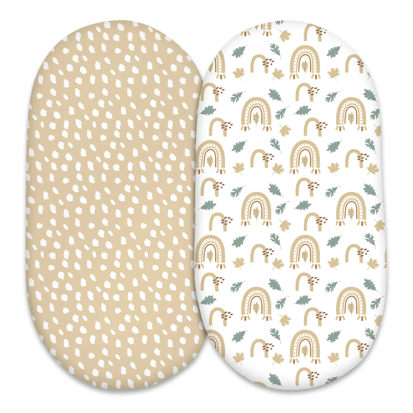 Matelas à langer double face design arcenciel confortable et lavable pour bébé chambre d'enfant moderne usage