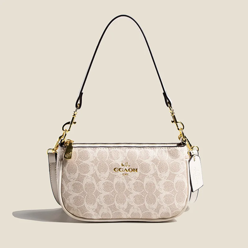 Sac à langer rétro GGAQN style classique bandoulière polyvalente matériau PU dimensions 32x9x34 cm bébé pousse
