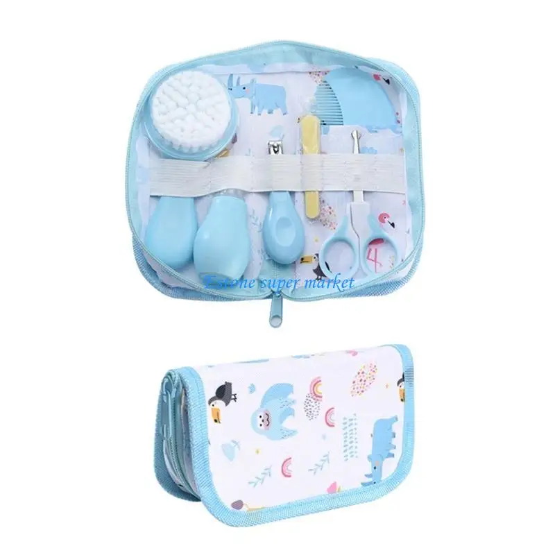 Ensemble outils soins bébé 6 pièces accessoires sûrs doux compact et pratique trousse soins bébé 01 ans design