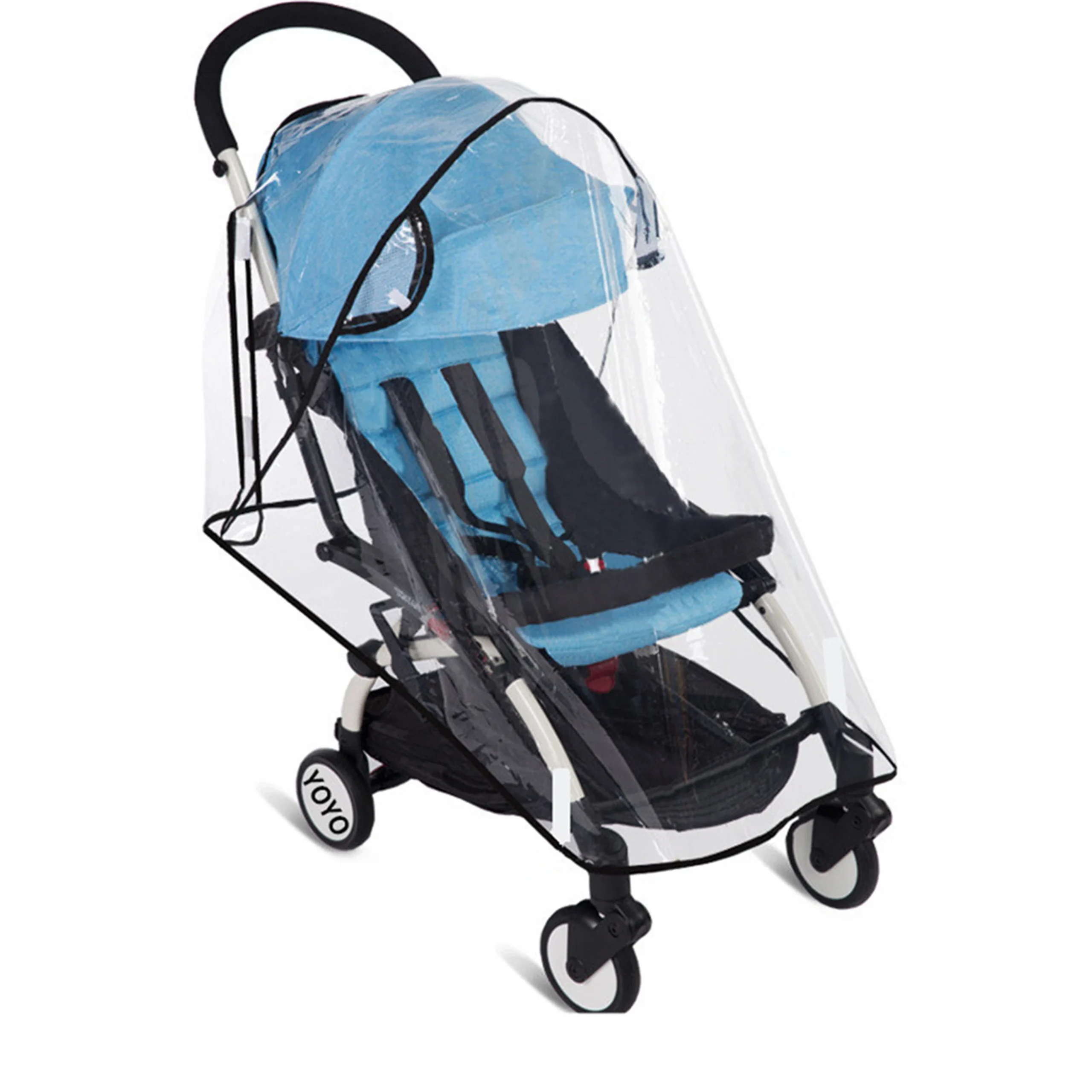 Housse de pluie universelle pour poussette Yoyo protègepoussette transparent protection intempéries bébé compa