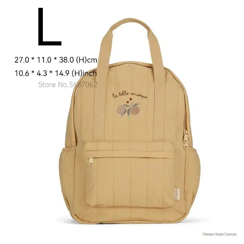 Sac à dos enfants matelassé la belle magie design écoresponsable scolaire poussette accessoire portage bébé ga