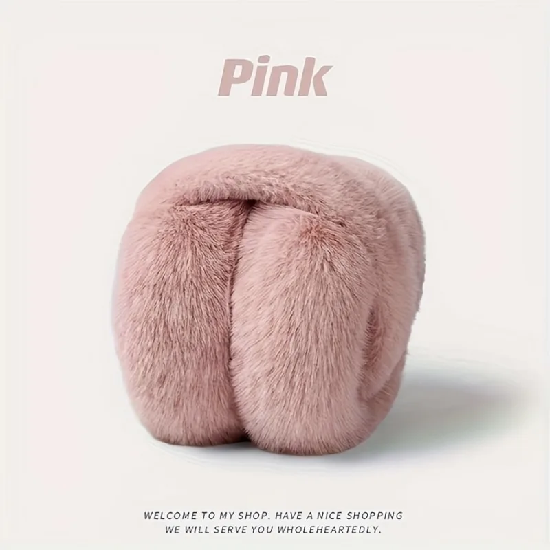 Cacheoreilles chauds d'hiver pour bébé doux et moelleux en peluche protègeoreilles pliables mode hiver confort
