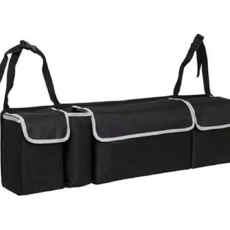 Organisateur de coffre de voiture, sac de rangement de siège arrière, haute capacité, multi-usage, Oxford, org