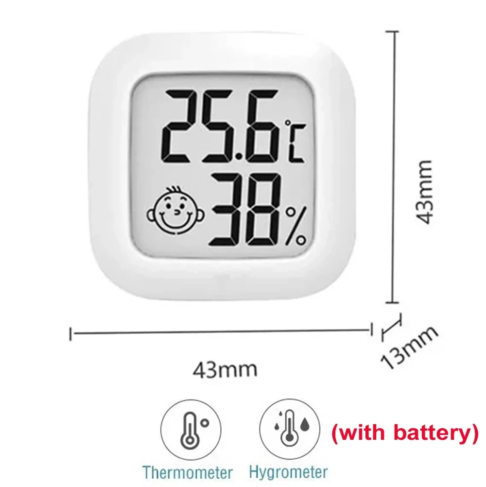 Thermomètre hygromètre numérique LCD pour bébé chambre maison surveillance température humidité design moderne