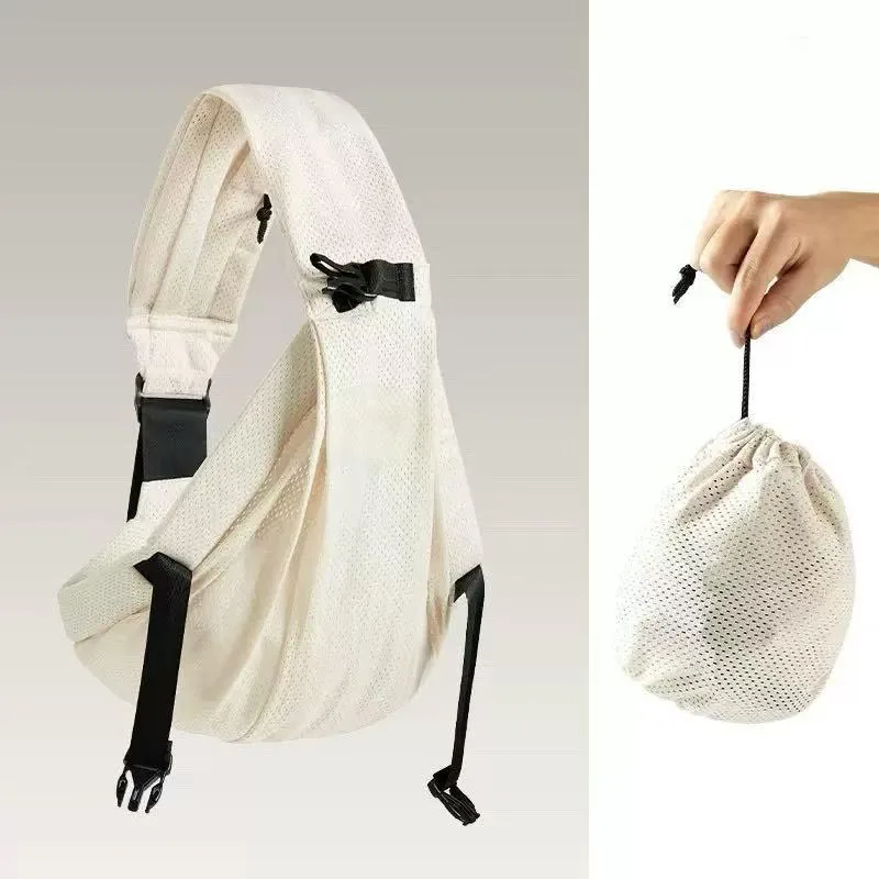 Écharpe portable bébé mini écharpe portable nouveauné portebébé respirant à une épaule sac bandoulière léger d