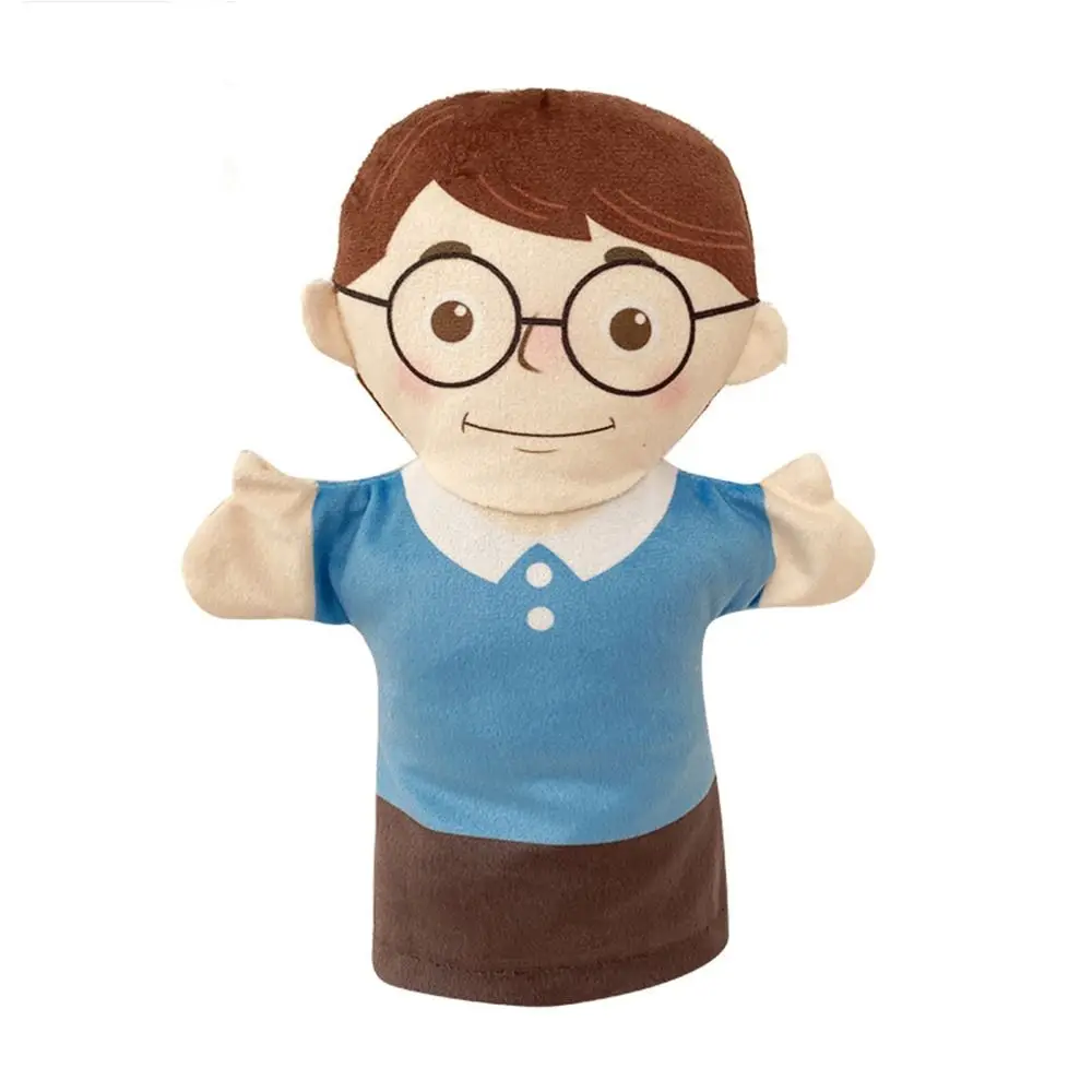 Marionnette à main en peluche pour parentsenfants éducatif bébé accessoire éveil jouet doux parentfille poupée