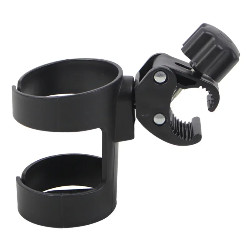 Portegobelet universel pour poussette et vélo support de bouteille en plastique robuste noir accessoire pratiq