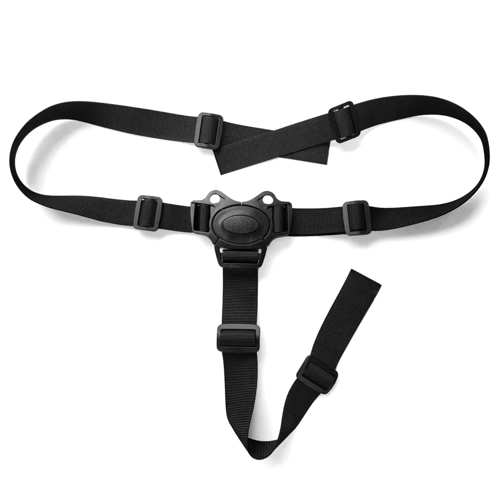 Ceinture de sécurité ajustable bébé harnais 3 points nylon polyester chaise haute poussette siège auto usage q