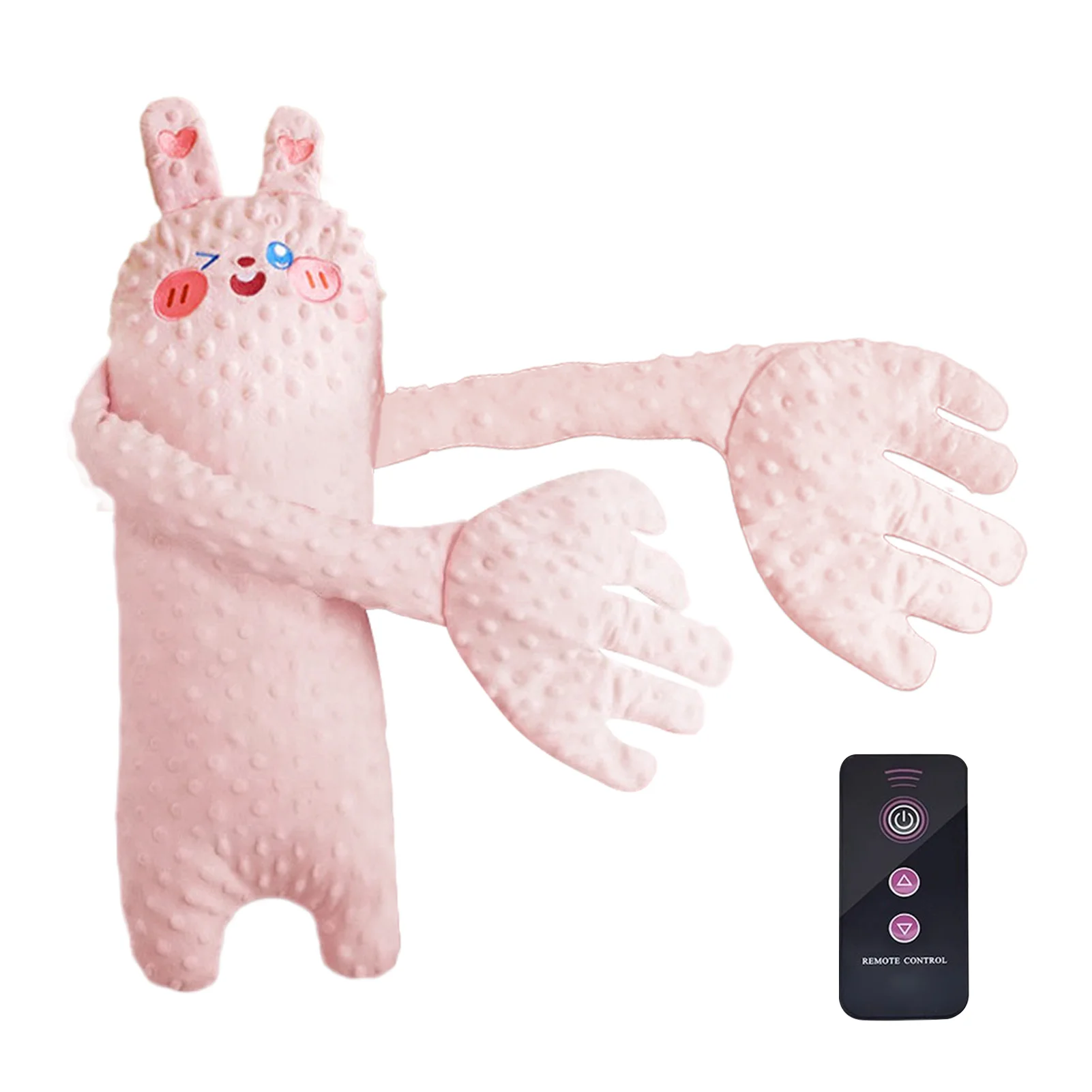 Doudou bébé oreiller apaisant 100% coton aide au sommeil calme avec télécommande pour nouveauné enfant bas âge
